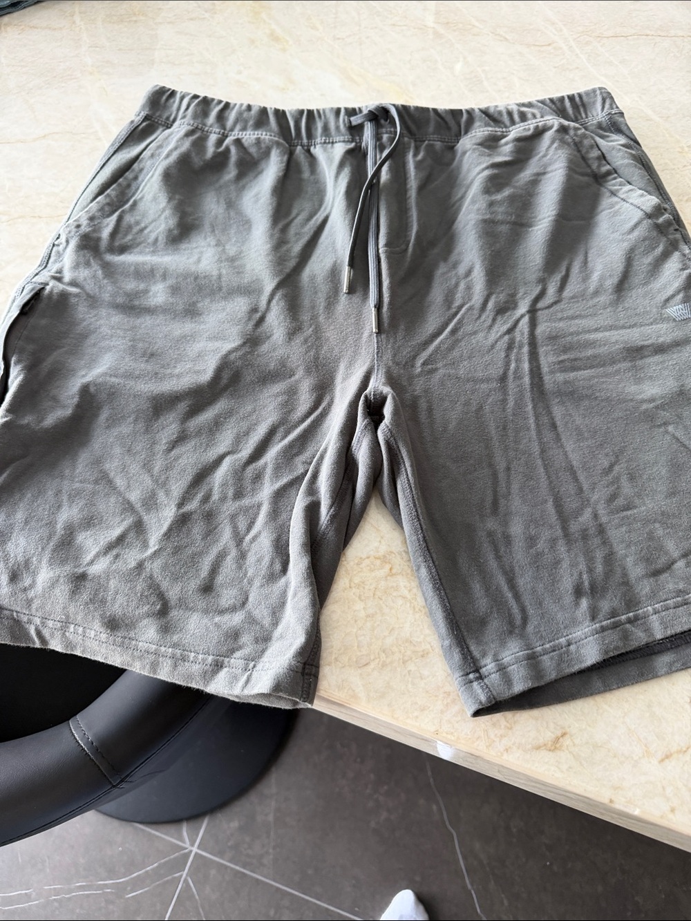 Mack Weldon Men's Drawstring Athletic Shorts - Gray